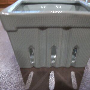 Light Green Ceramic Berry Basket by Creative Co-op